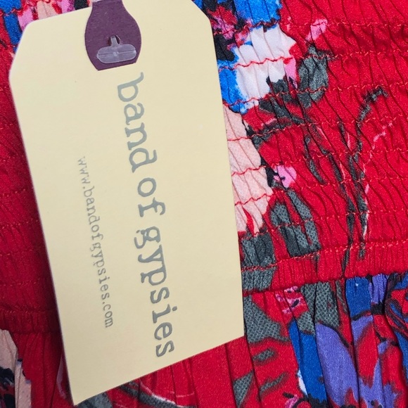 NWT Band of Gypsies Floral Corset Style Maxi Dress - Picture 7 of 8